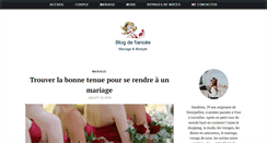 Desktop Screenshot of leblogdefiancee.com